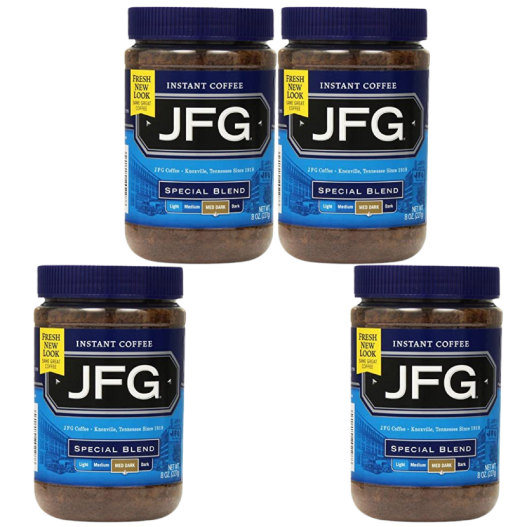 JFG Special Blend Instant Coffee 8 oz - Pack of 4