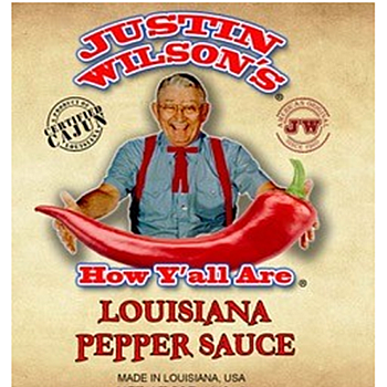 Justin Wilson - Louisiana Pepper Sauce 8 oz