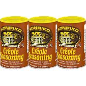 Konriko Creole Seasoning 6 oz Canister Pack of 3