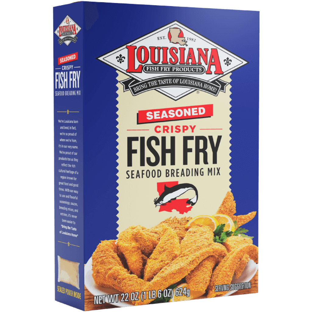 apprentacies fried fish cooking box Louisiana Fish Fry Products Seasoned Fish Fry - Box
