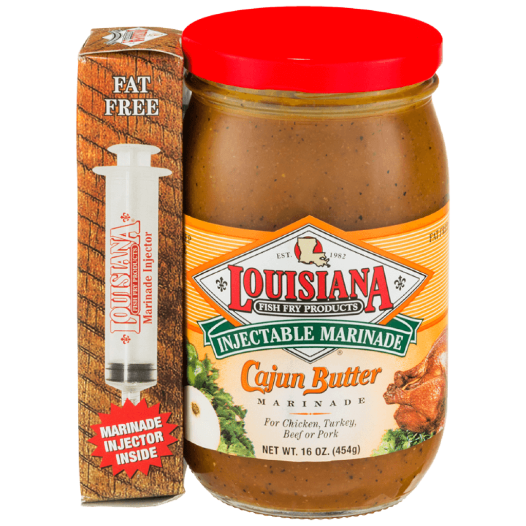 Louisiana Fish Fry Cajun Butter Marinade w/ injector