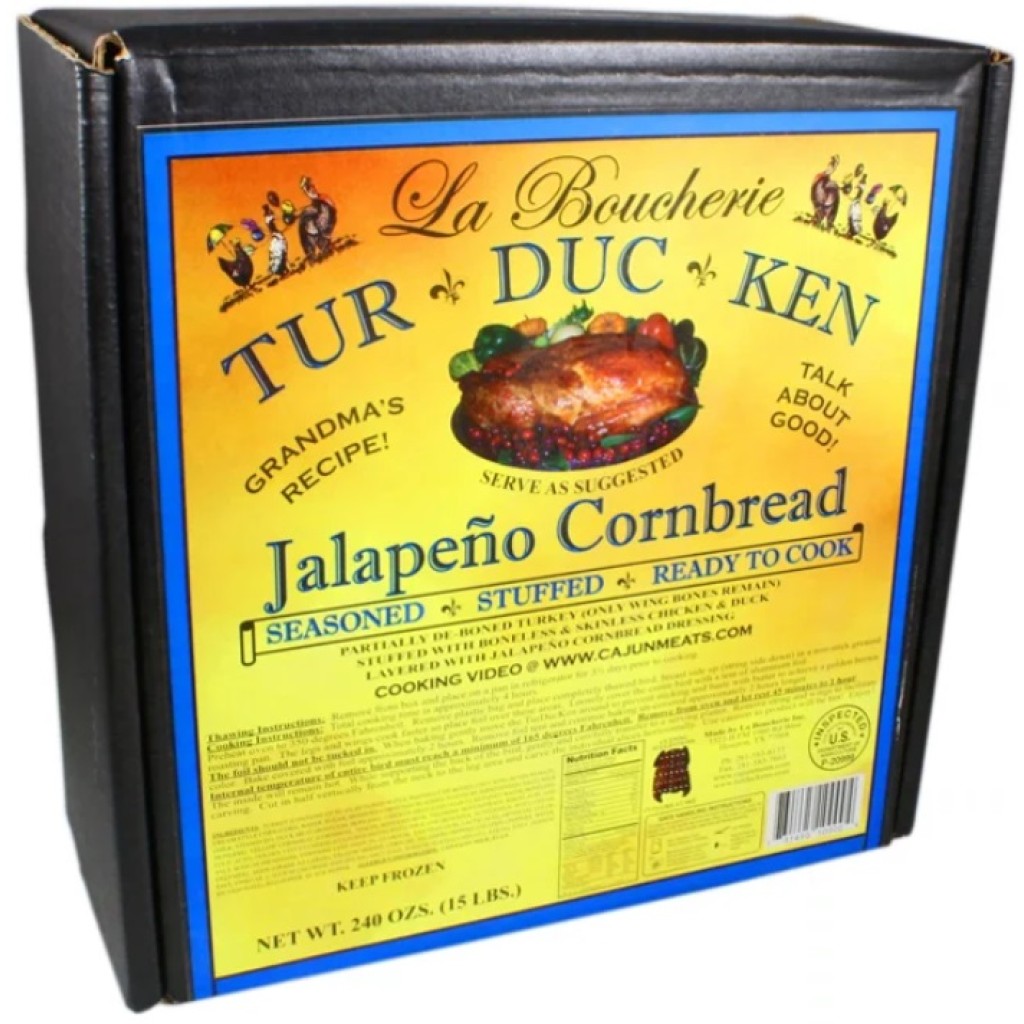 La Boucherie Turducken Jalapeno Cornbread 15 lb - 731495100004