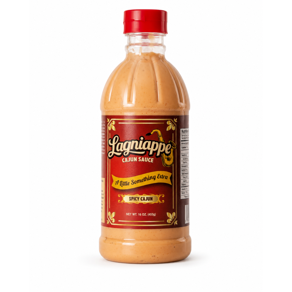Lagniappe Dipping Sauce Spicy 16 oz Bottle