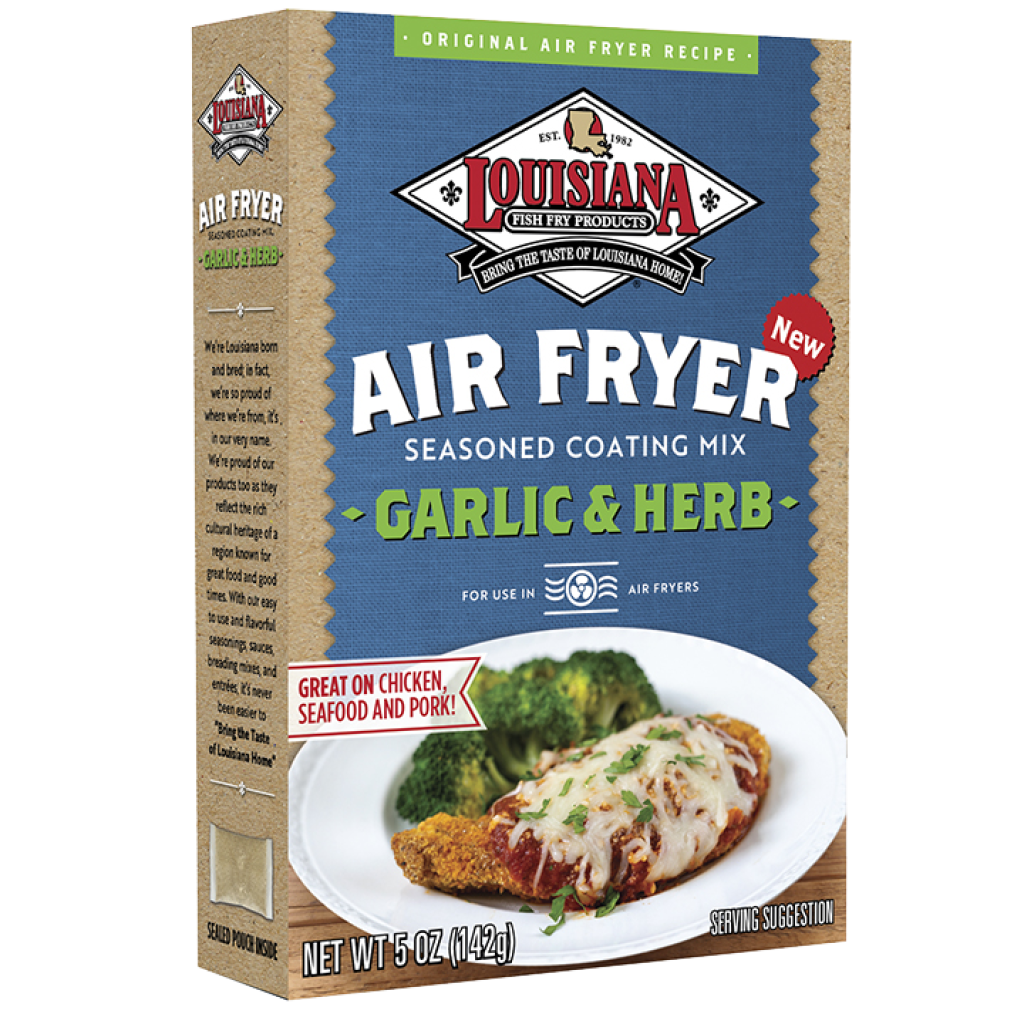 Louisiana Fish Fry Air Fryer Garlic & Herb Coating Mix