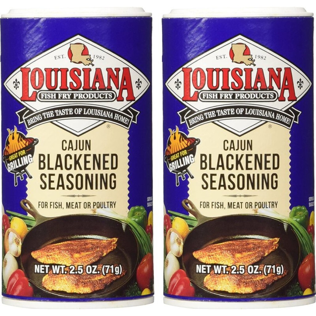 Louisiana Fish Fry Cajun Blackened Seasoning 2.5 oz Pack of 2