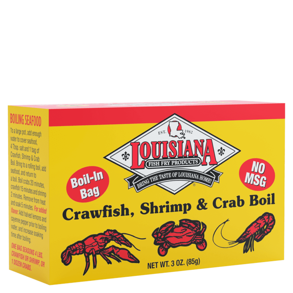 Louisiana Fish Fry Boil-n-a-Bag 3 oz. Crawfish, Shrimp & Crab Boil