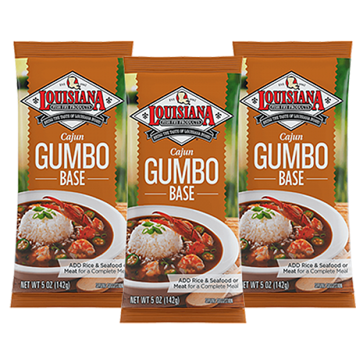 Louisiana Fish Fry Gumbo Base 5 oz - Pack of 3 - 147132430876