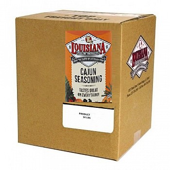 Louisiana Fish Fry Cajun Seasoning 50 pound box