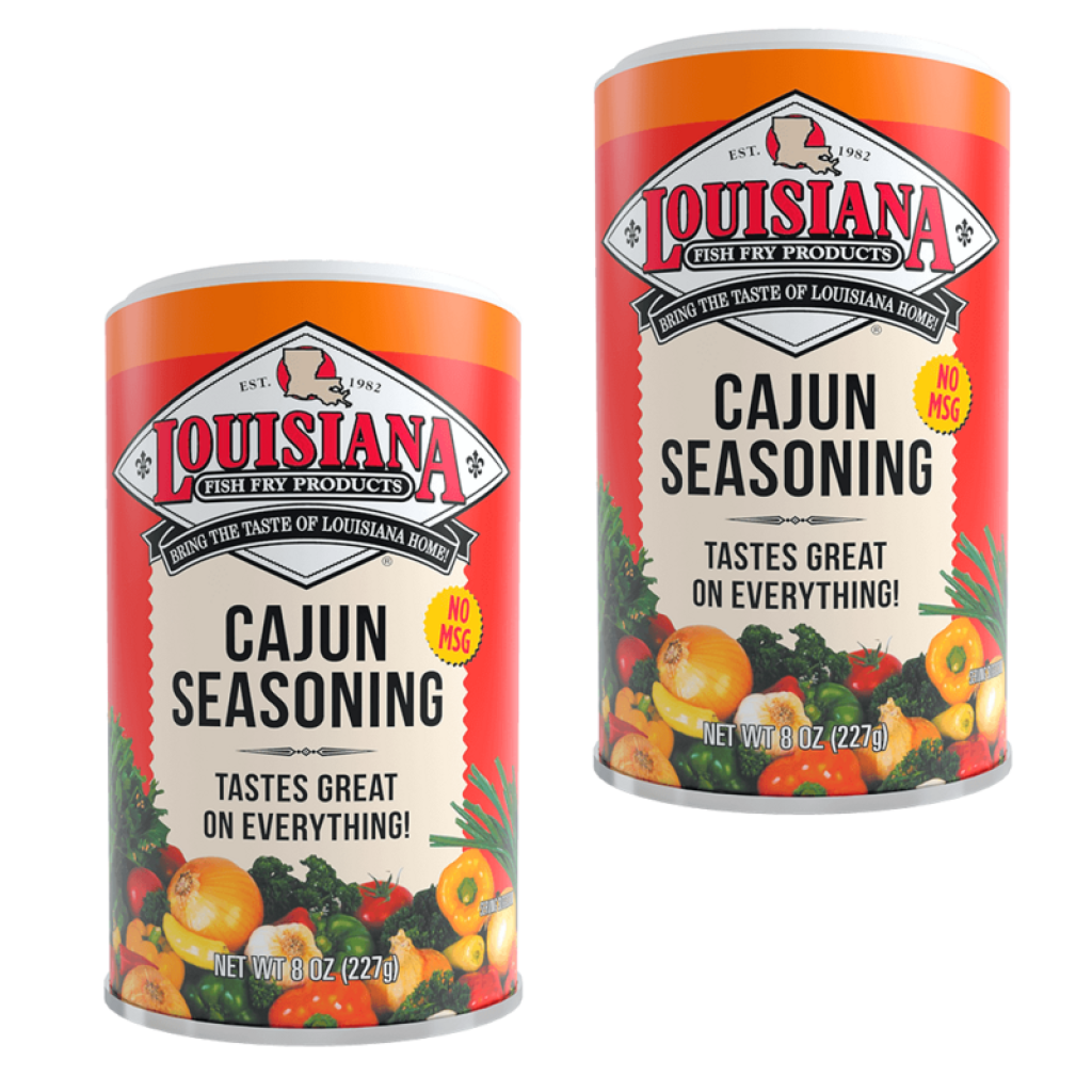 Louisiana Fish Fry Cajun Seasoning 8 oz - Pack of 2