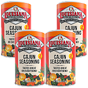 Louisiana Fish Fry Cajun Seasoning 8 oz - Pack of 4