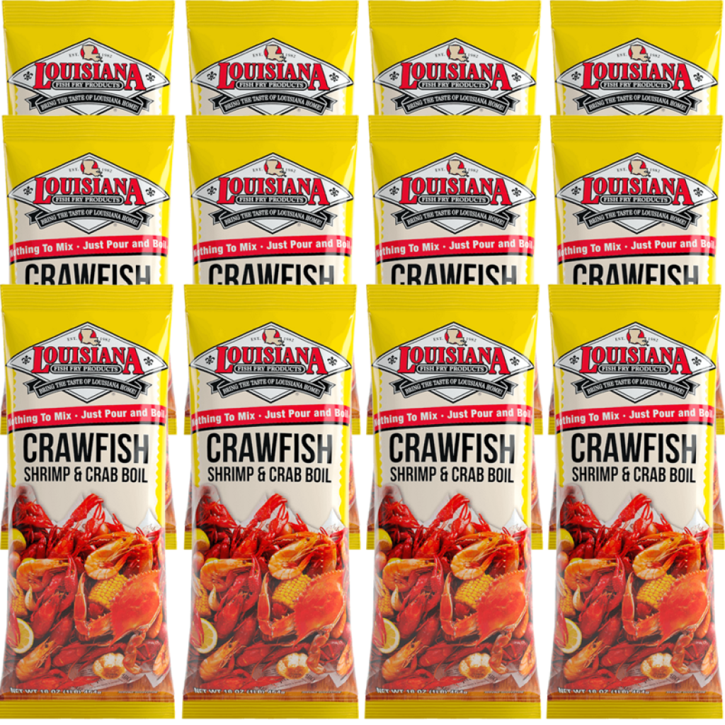 Louisiana Fish Fry Crawfish Crab & Shrimp Boil 16 oz - Pack of 12