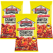 Louisiana Fish Fry Crawfish Crab and Shrimp Boil 4 lb - 3 Pack