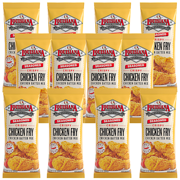Louisiana Fish Fry Seasoned Chicken Fry 9 oz Pack of 12 - 030684900495