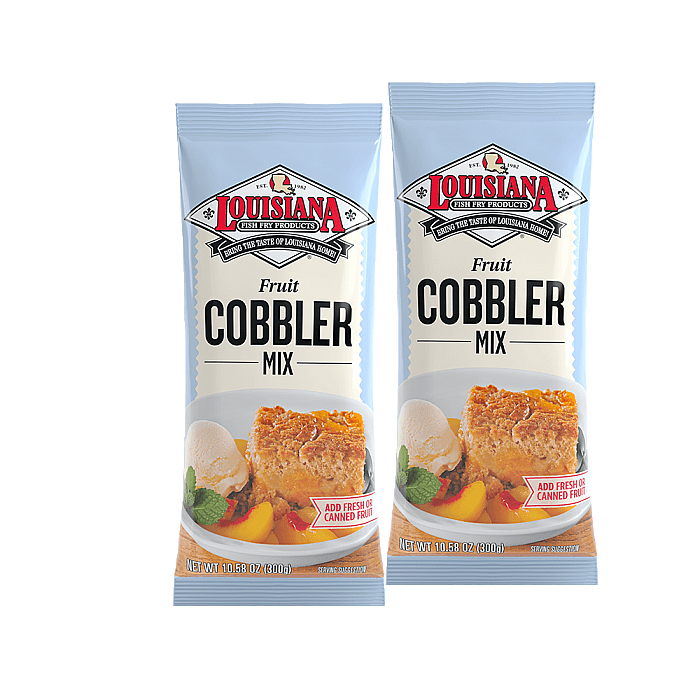 Louisana Fish Fry, Cobbler Mix - 10.58 oz bag