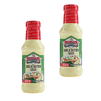 Louisiana Fish Fry Garlic Butter Sauce 10.5 oz Pack of 2