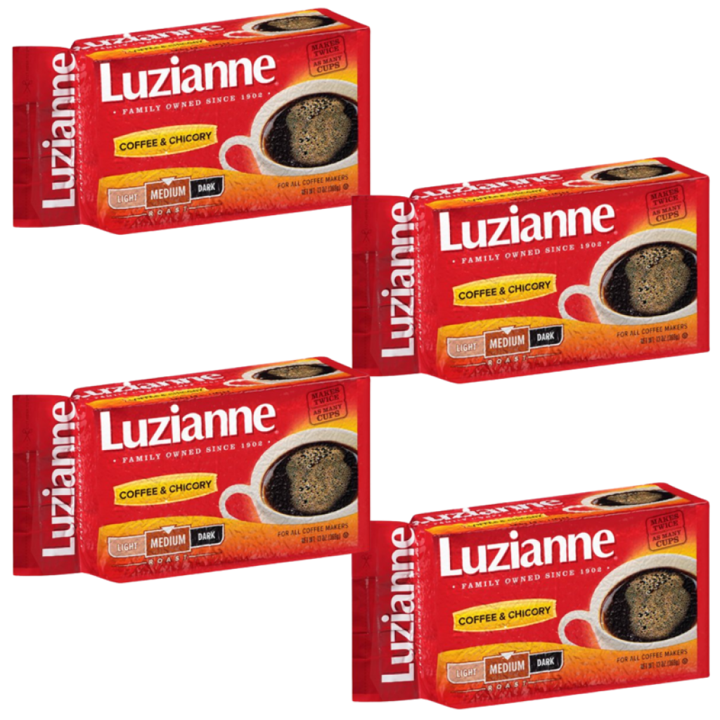Luzianne Medium Roast C&C 13 oz - 4 Pack - 885536927775