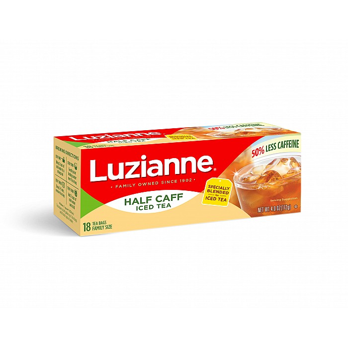 Luzianne Family Size Half Caff Iced Tea Bags