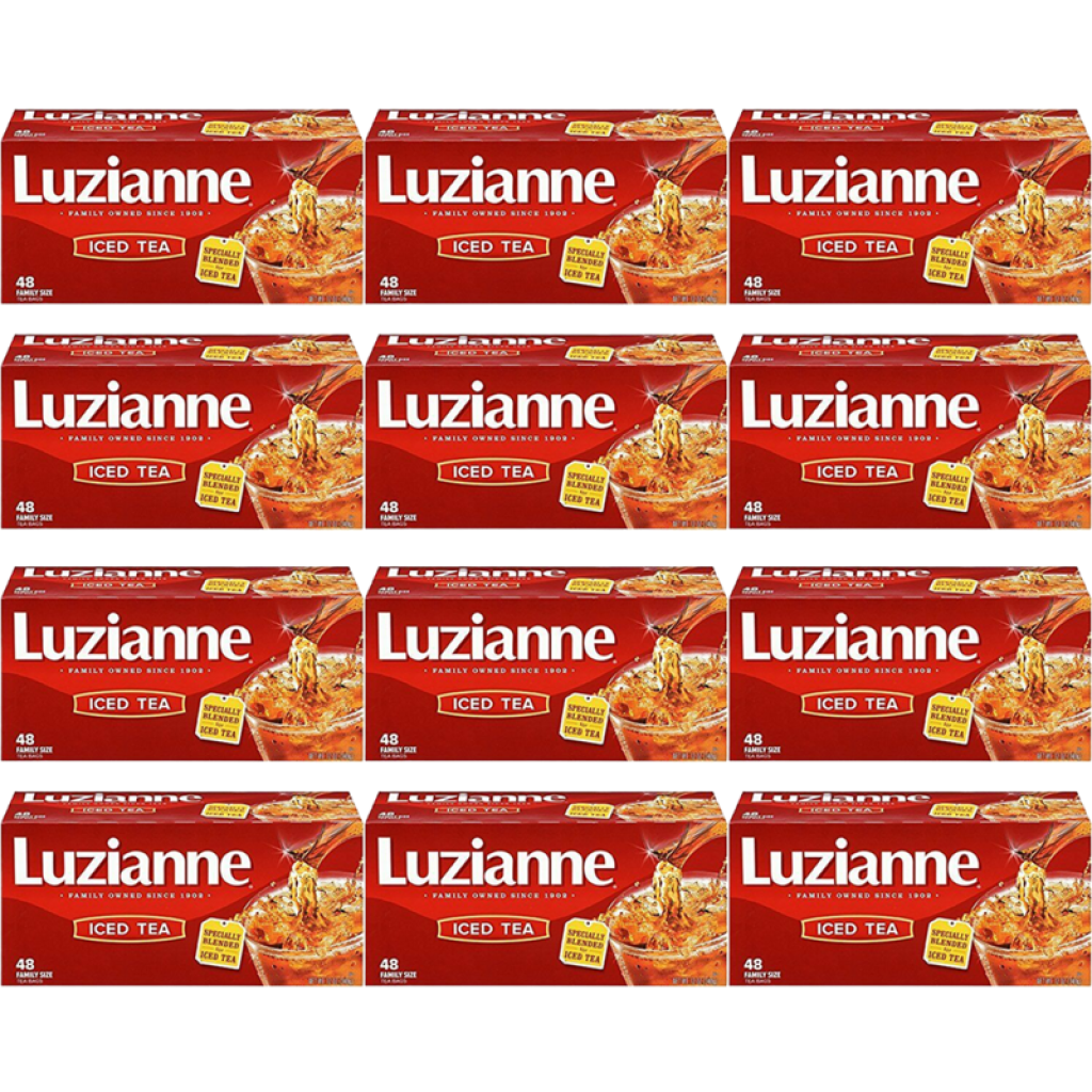 Luzianne Tea 48 cnt family Pack of 12
