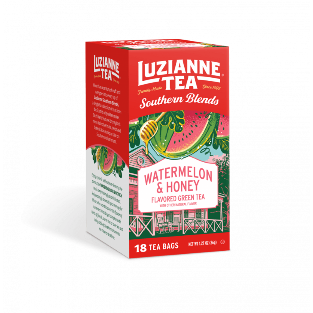 Luzianne Watermelon & Honey Flavored Green Tea 18 Count - 047900350026