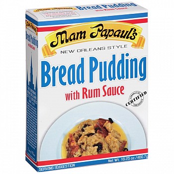Mam Papaul’s Bread Pudding with Rum Sauce