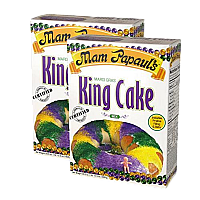 Mam Papaul's Mardi Gras King Cake Mix 1 lb 12.5 oz - 2 Pack