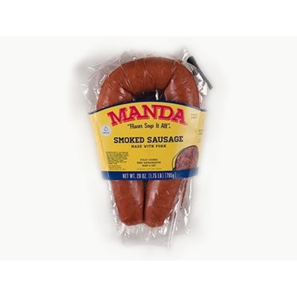 Manda's Smoked Pork Garlic Sausage