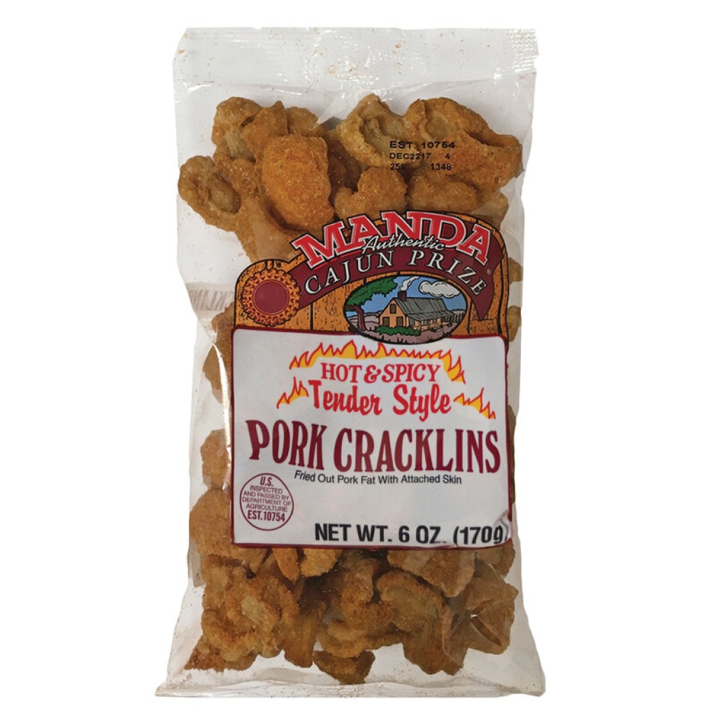 Manda's Pork Cracklins Spicy