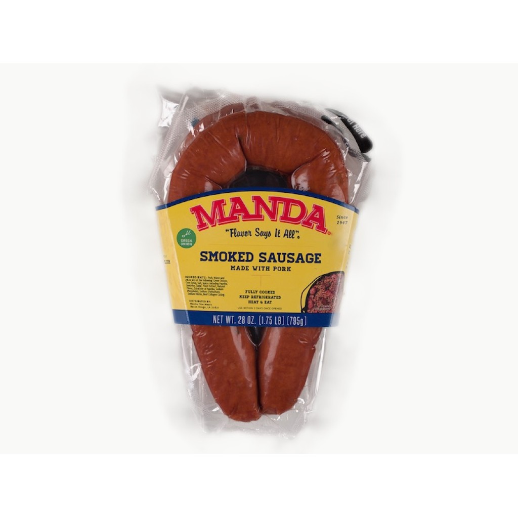 Manda's Smoked Green Onion Pork Sausage