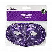 Mardi Gras Masks 10 Count