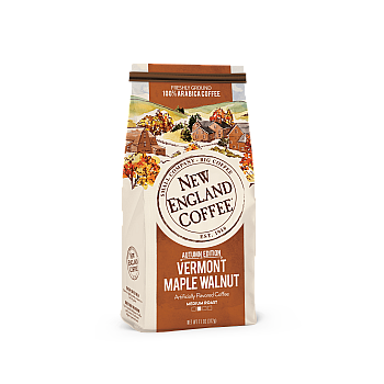 New England Coffee Vermont Maple Walnut Ground 11 oz Bag