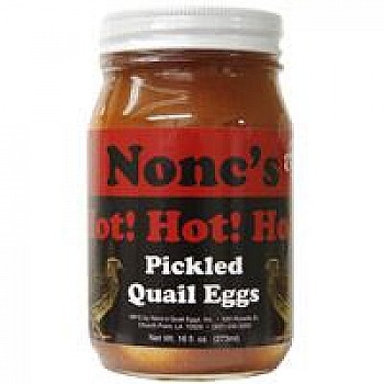 Nonc's Pickled Quail Eggs Hot - Cajun Grocer