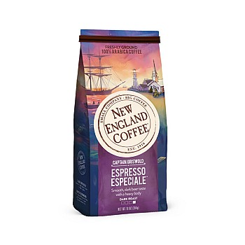 New England Coffee Captain Griswold Espresso Especiale Ground 10 oz