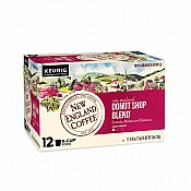 New England Coffee Donut Shop Blend Single Serve 12 ct Box Closeout