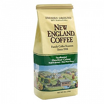 New England Coffee Hazelnut Creme Decaf Ground 10oz