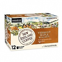 New England Coffee Vermont Maple Walnut Single Serve 12 count