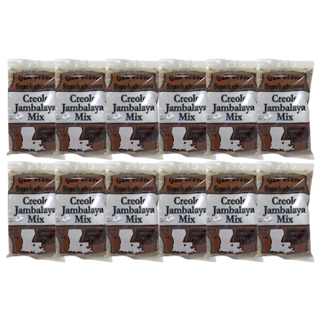 Oak Grove Smokehouse Creole Jambalaya Mix 7.9 oz Pack of 12