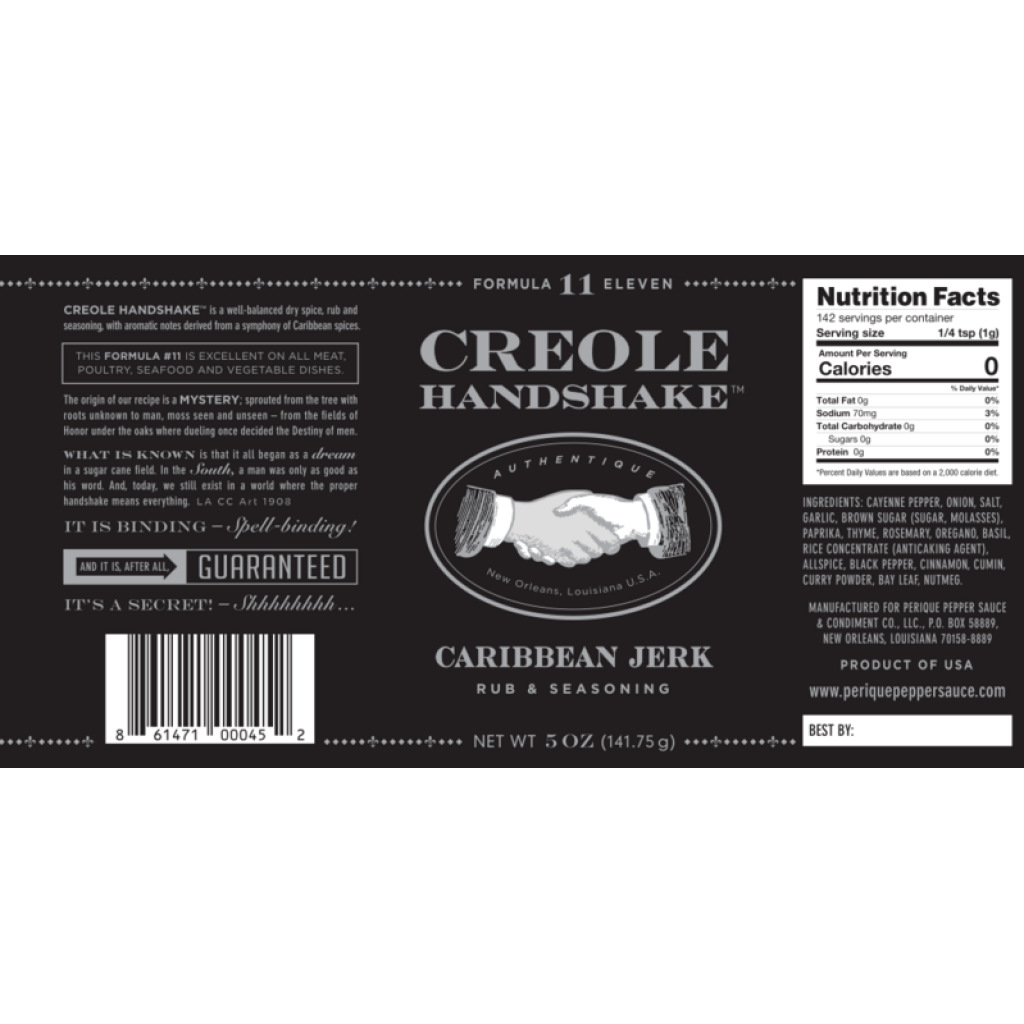 PERIQUE - Creole Handshake Caribbean Jerk