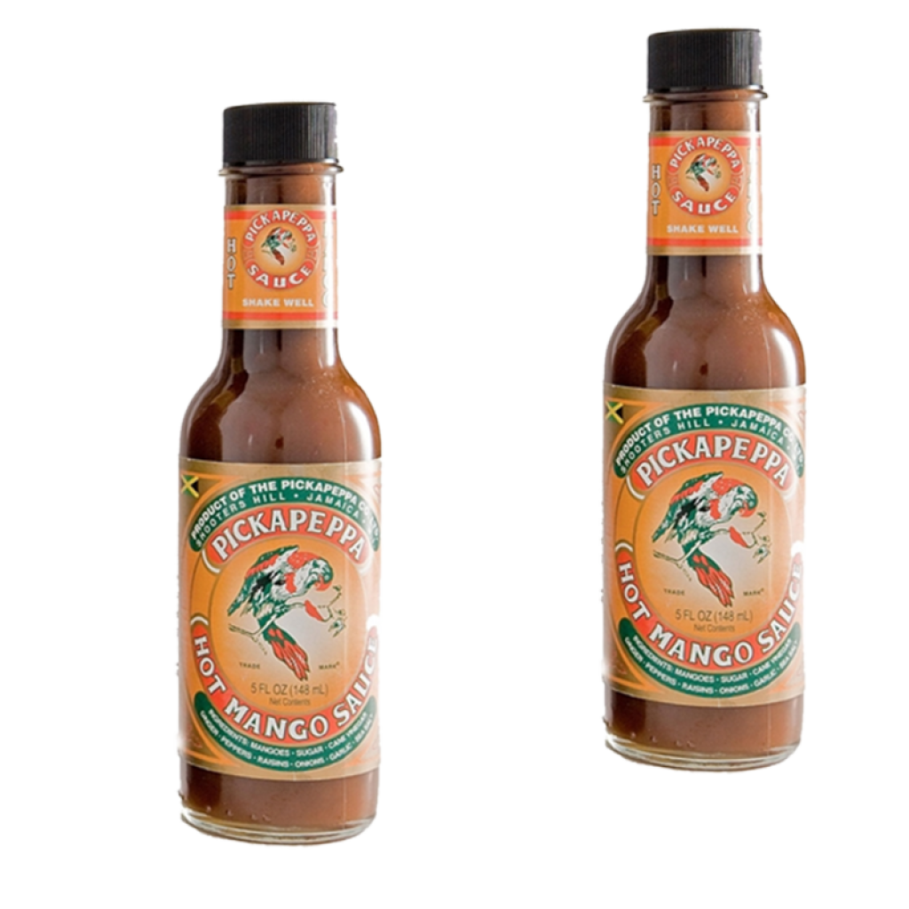 Pickapeppa Hot Mango Sauce 5 oz Pack of 2