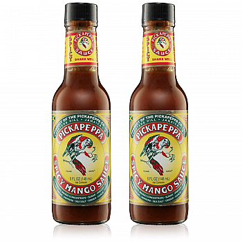 Pickapeppa Spicy Mango Sauce 5 oz Pack of 2
