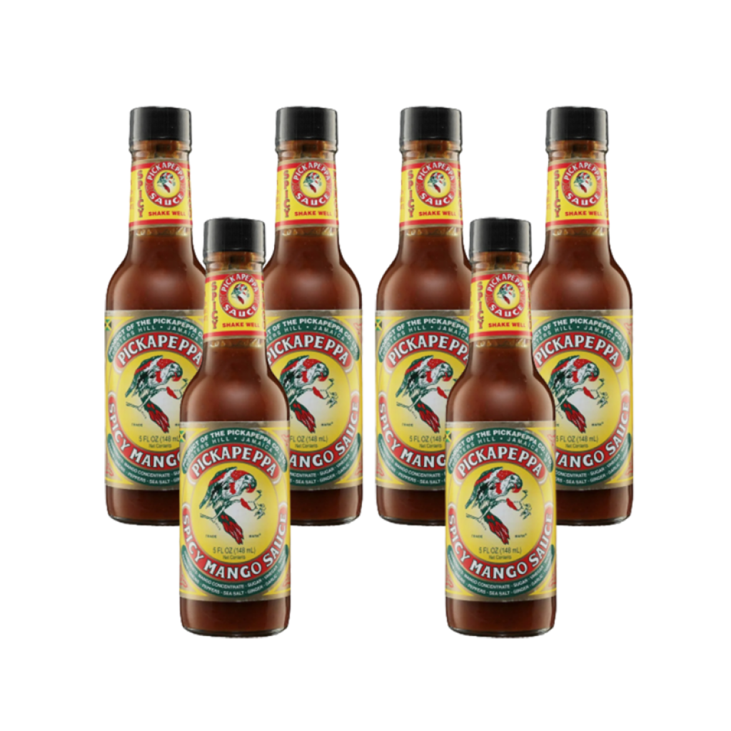 Pickapeppa Spicy Mango Sauce 5 oz Pack of 6