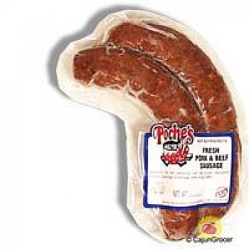 Poche's Fresh Beef & Pork Sausage 1 LB.