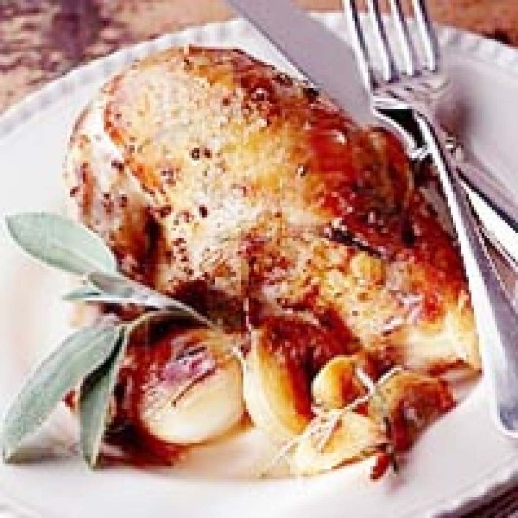 Poche's Stuffed Chicken Breast with Shrimp