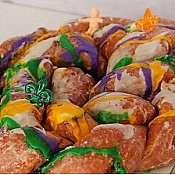 Poupart's Peanut Butter & Cream Cheese King Cake