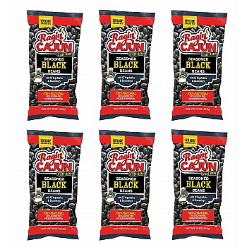Ragin Cajun Fixin's Black Beans 16 oz Pack of 6
