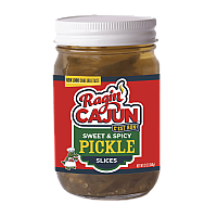 Ragin Cajun Pickle Slices( sweet & spicy )