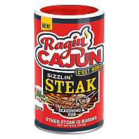 Ragin Cajun Sizzlin' Steak Seasoning 8 oz