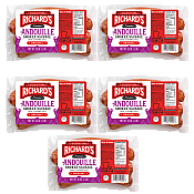 Richard's Andouille Sausage 1 lb Pack of 5