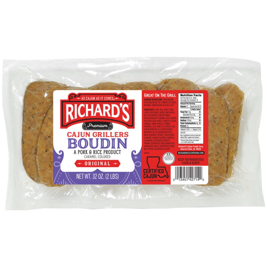 Richard's Cajun Grillers Boudin