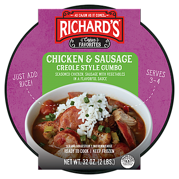 Richard's Chicken & Sausage Gumbo 32 oz