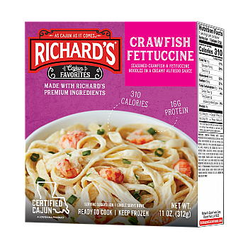 Richards Crawfish Fettuccine (single serve)